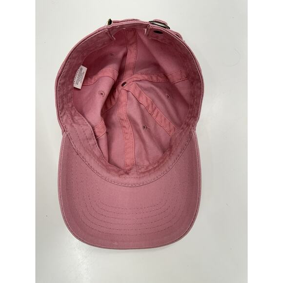 Prince & Fox Womens Baseball Hat Pink Logo Embroidered Adjustable - Picture 6 of 9